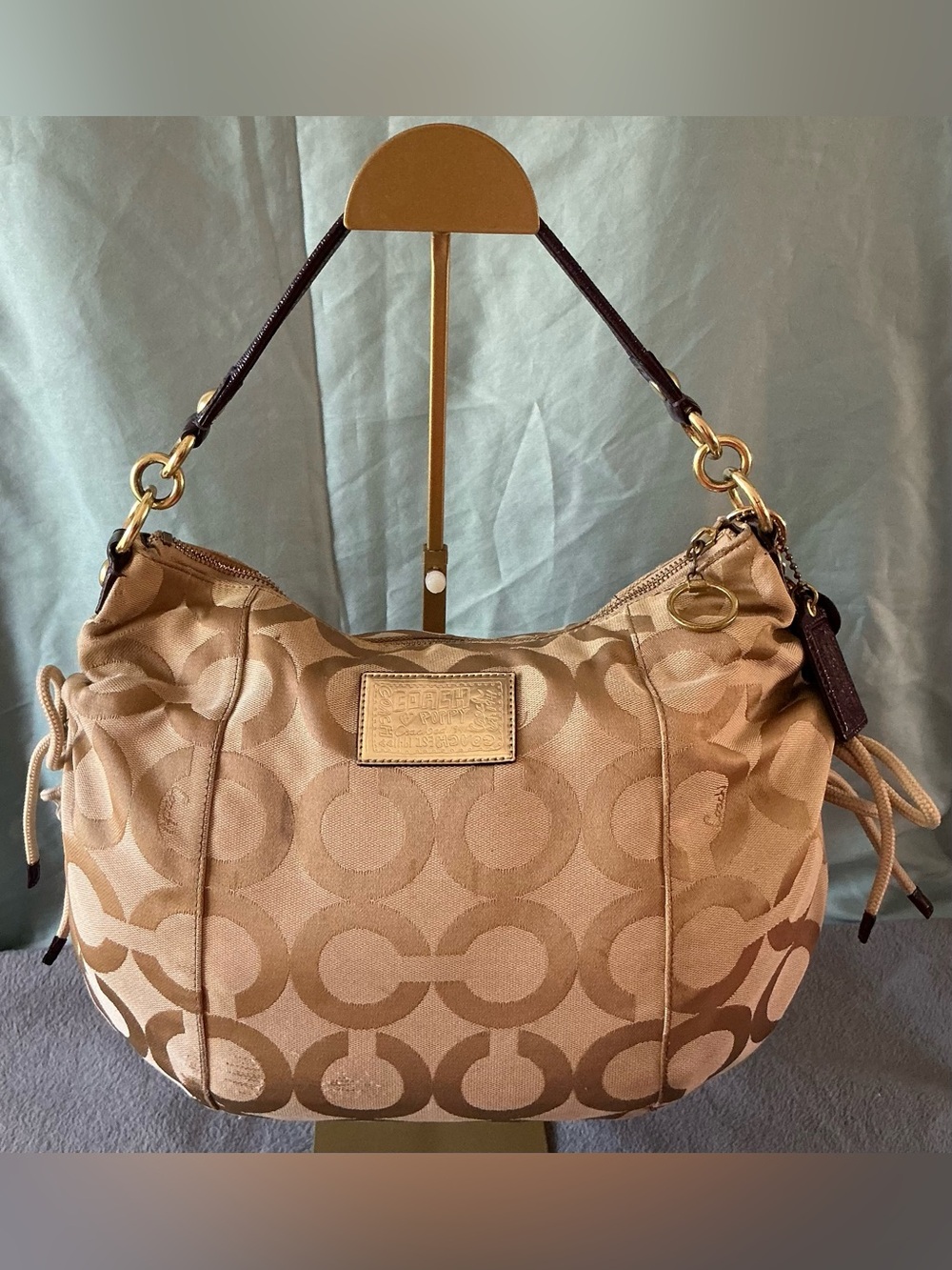 Coach Signature Poppy Jazzy Hobo Bag - Picture 2 of 15